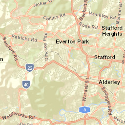Arana Hills Street Map