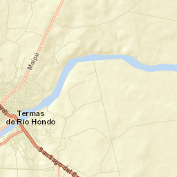 Termas de Río Hondo Street Map