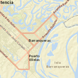 Puerto Vilelas Street Map