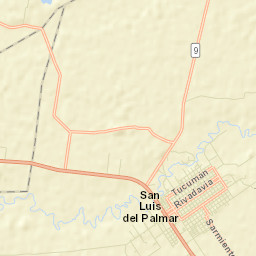 San Luis del Palmar Street Map