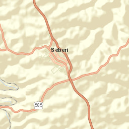 Seberi Street Map