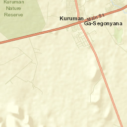 Kuruman Street Map
