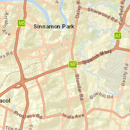 Fig Tree Pocket Street Map