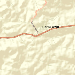 Cerro Azul Street Map