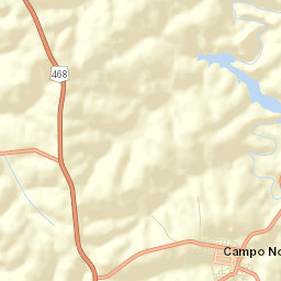 Campo Novo Street Map