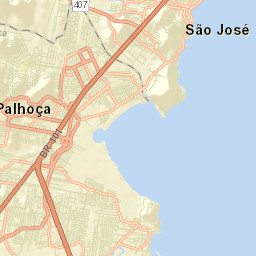 Palhoça Street Map