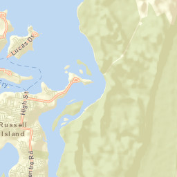 Russell Island Street Map