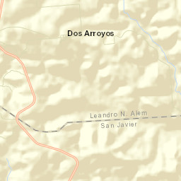 Dos Arroyos Street Map