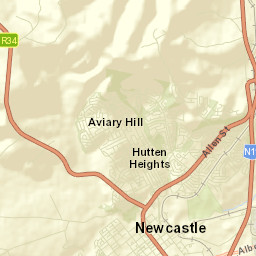 Newcastle Street Map