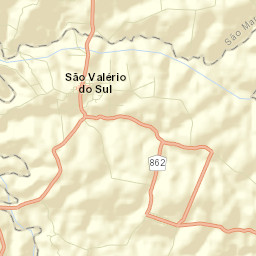 São Valério do Sul Street Map