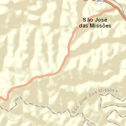 São José das Missões Street Map