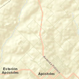 Departamento de Apóstoles Street Map