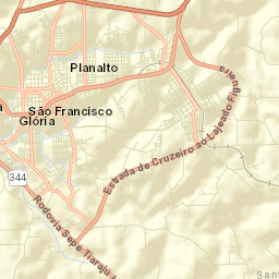Santa Rosa Street Map