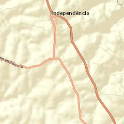 Independência Street Map