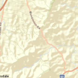 Cedar Vale Street Map