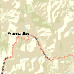 Wongawallan Street Map