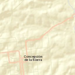 Concepción de la Sierra Street Map