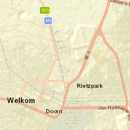 Welkom Street Map