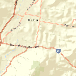 Kalbar Street Map
