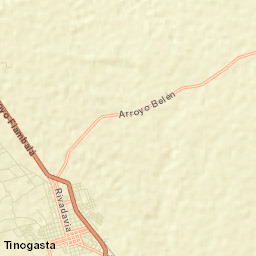 Tinogasta Street Map