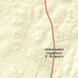 Gobernador Virasora Street Map