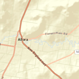 Allora Street Map