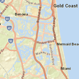 Robina Street Map