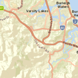 Varsity Lakes Street Map