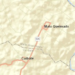 Caibaté Street Map
