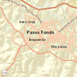 Passo Fundo Street Map