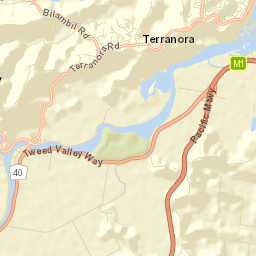 Terranora Street Map