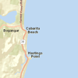 Bogangar Street Map
