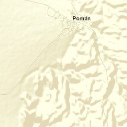 Pomán Street Map