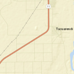 Tacuarendí Street Map