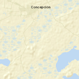 Concepción Street Map