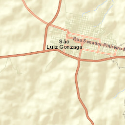 São Luiz Gonzaga Street Map