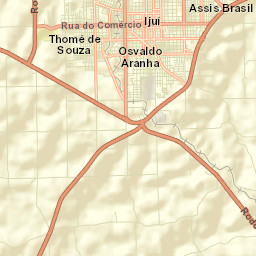 Ijuí Street Map