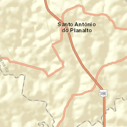 Santo Antônio do Planalto Street Map