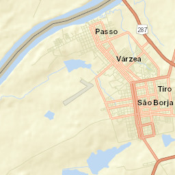 São Borja Street Map