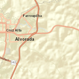 Cruz Alta Street Map