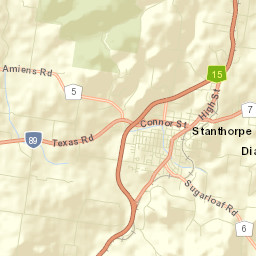 Stanthorpe Street Map