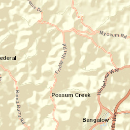 Bangalow Street Map