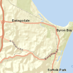 Byron Bay Street Map