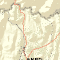 Butha-Buthe Street Map