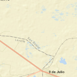 Nueve de Julio Street Map