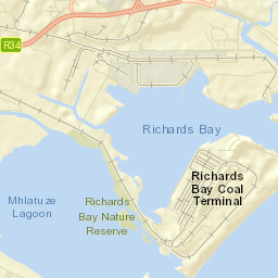 Richards Bay Street Map
