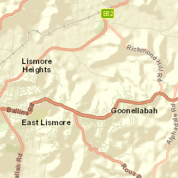 East Lismore Street Map