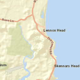 Lennox Head Street Map