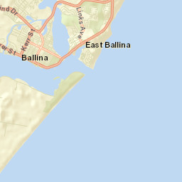 East Ballina Street Map