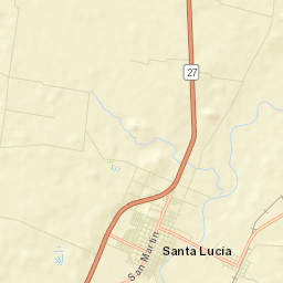 Santa Lucía Street Map